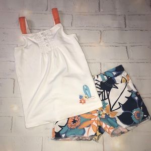 Gymboree girls shirt and short